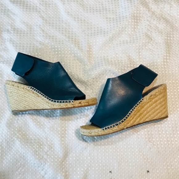 Celine Blue Leather Wedge Espadrille
Sandals - Picture 2 of 15